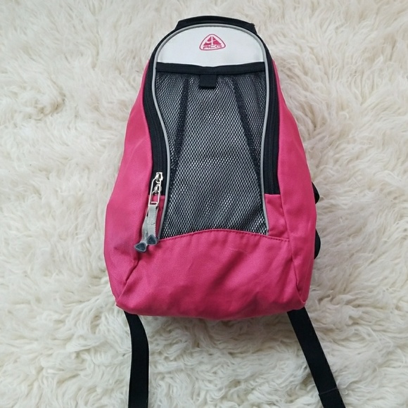small pink nike backpack